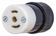 Locking Connector 125VAC Black/White