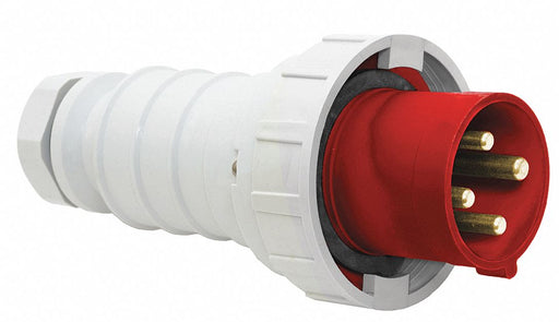 Pin and Sleeve Plug 100 A Red 3Pl
