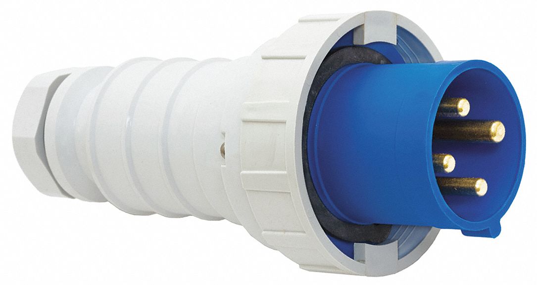 Pin and Sleeve Plug 60 A Blue 3Pl