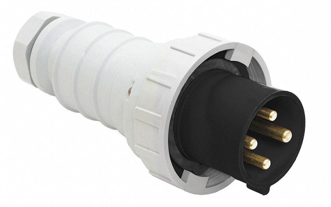 Pin and Sleeve Plug 60 A Black 3Pl