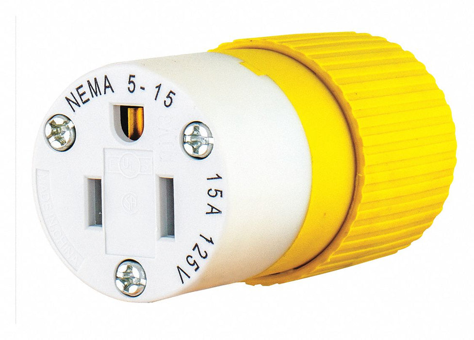Blade Connector Yellow/White 15A Marine