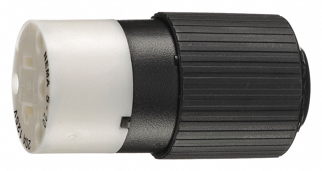 Blade Connector Black/White 20A
