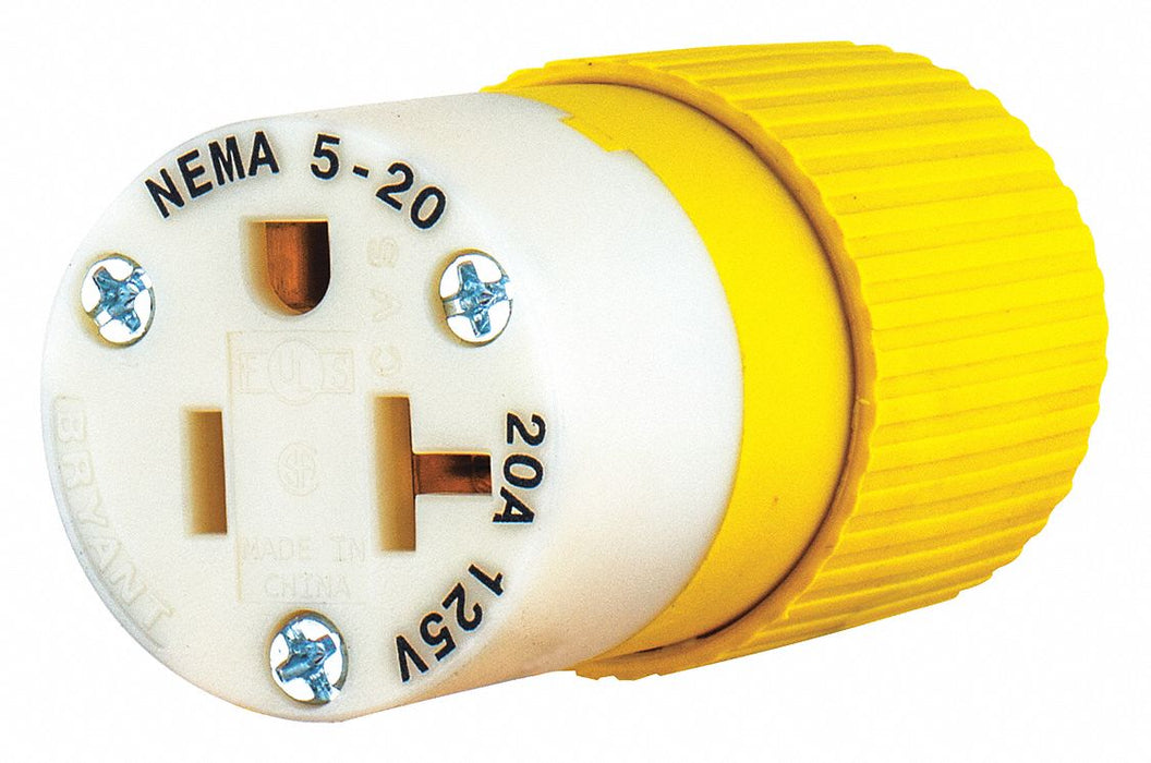 Blade Connector Yellow/White 20A Marine