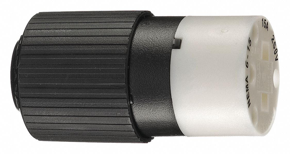 Blade Connector Blk/Wht 15A Industrial