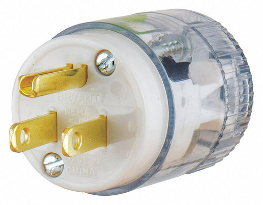 Straight Blade Plug Transparent 0.5 HP