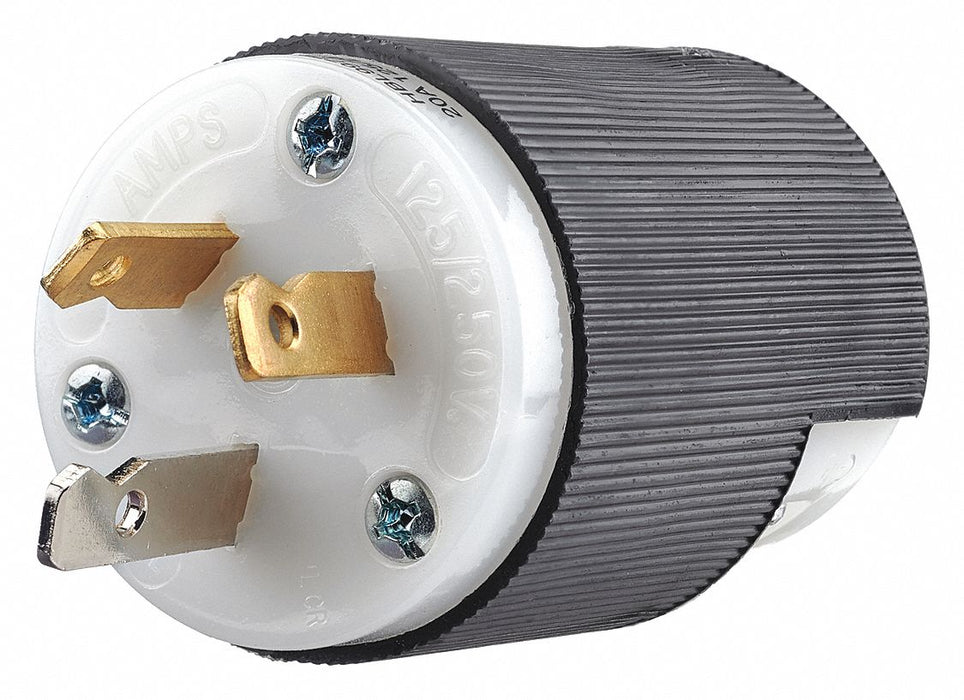 Straight Blade Plug Black/White 2.0 HP