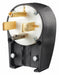 Blade Plug Black/White 125/250VAC