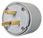Straight Blade Plug Gray 2.0 HP 125VAC