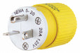 Straight Blade Plug Yellow/White 1.0 HP