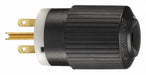 Blade Plug Black/White 2.0 HP 250VAC