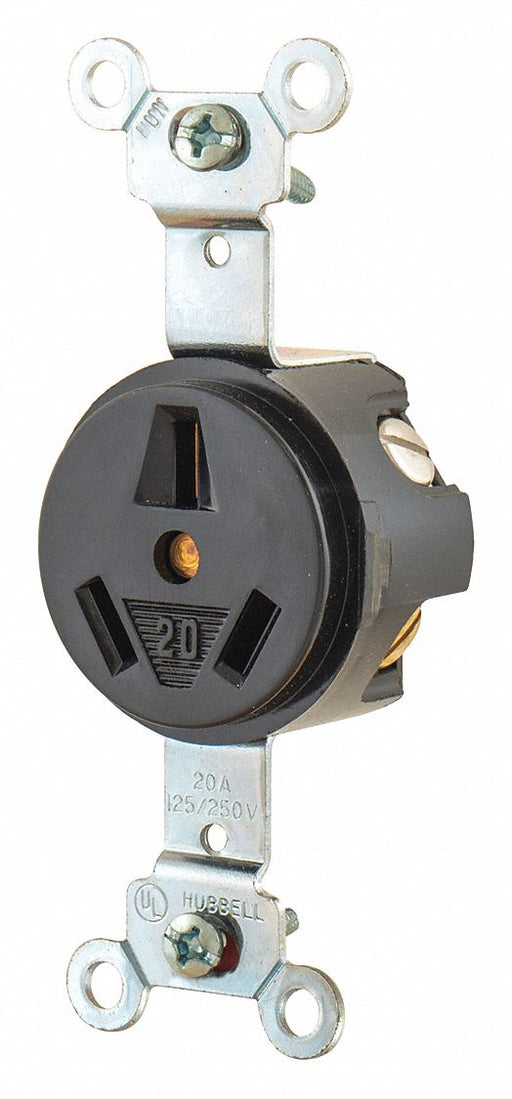 Receptacle 20A 2.0 HP 3 Poles 3 Wires