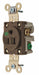 Receptacle Nylon 0.5 HP 2 Poles 3 Wires