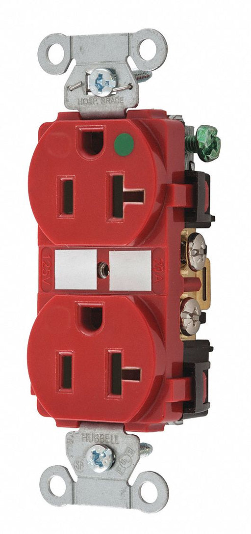 Receptacle Red 1.0 HP 2 Poles 3 Wires
