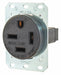 Receptacle Black 50A 7.5 HP 3 Poles