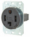 Receptacle Blk 30A 3 Poles 4 Wires