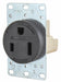 Receptacle Black 50A 2.0 HP 2 Poles