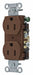 Receptacle 15A Nylon 0.5 HP 3 Wires