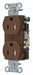 Receptacle 15A Nylon 0.5 HP 2 Poles