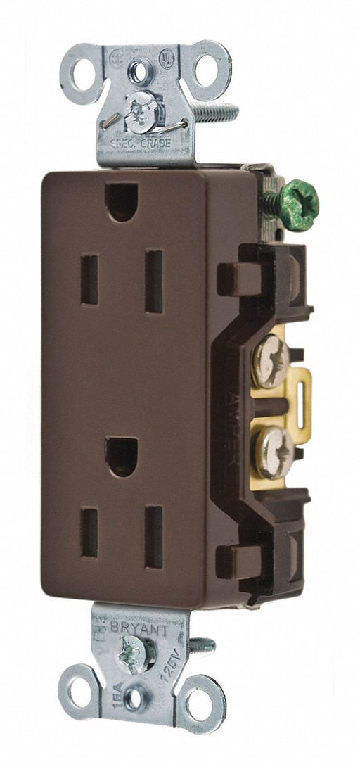 Receptacle Nylon 0.5 HP 2 Poles 125VAC