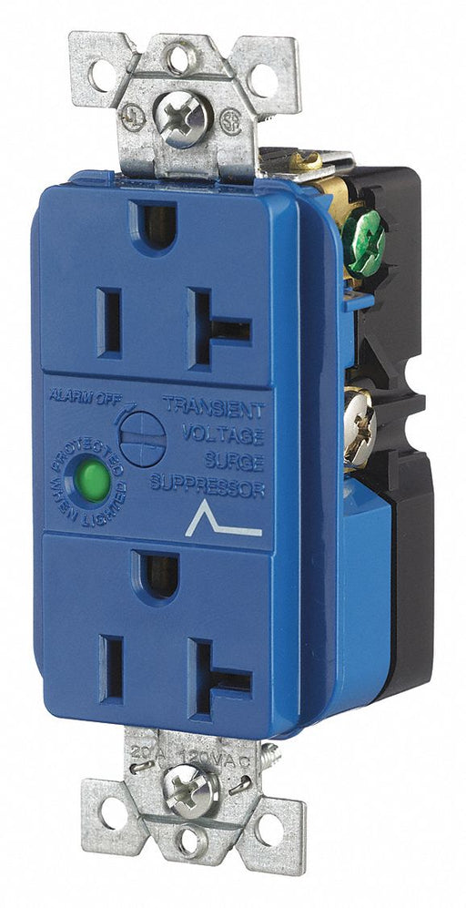 Receptacle Blue 20A Nylon 1.0 HP 125VAC