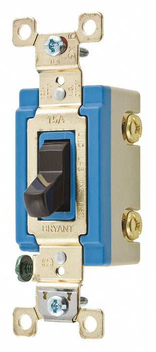 Wall Switch Brown 15A 2-Pole Switch