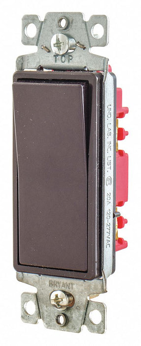 Switch Brown 20A 1-Pole Switch 1 to 2 HP