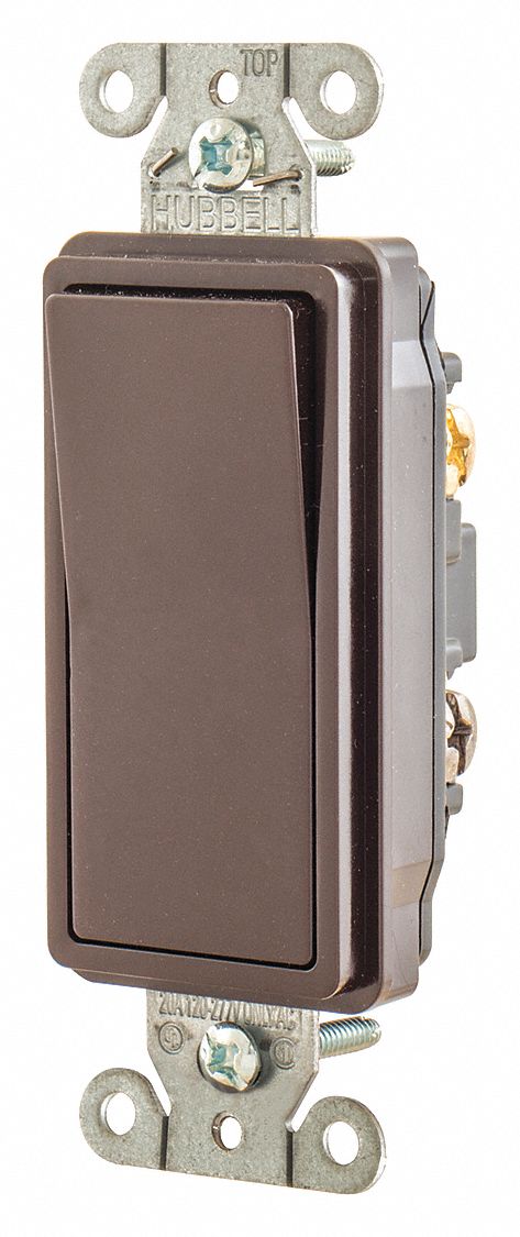 Switch Brown 20A 3-Way Switch 1 to 2 HP
