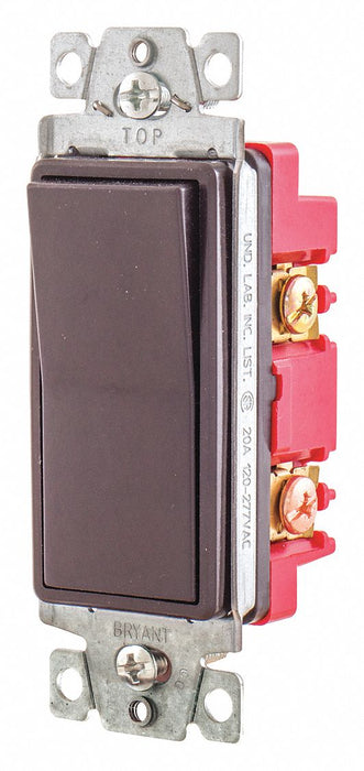 Switch Brown 20A 4-Way Switch 1 to 2 HP