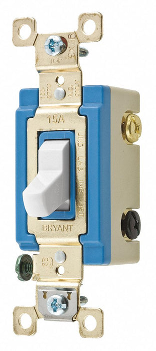 Wall Switch White 15A 4-Way Switch