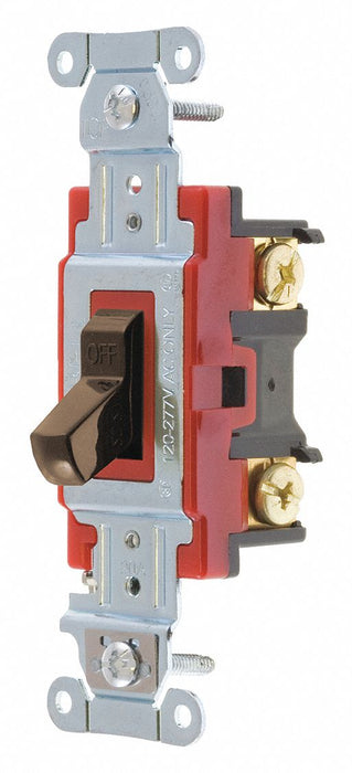 Wall Switch Brwn 20A 1-Pole Switch