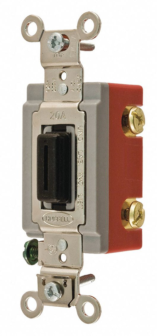 Wall Switch Black 20A 2-Pole Switch