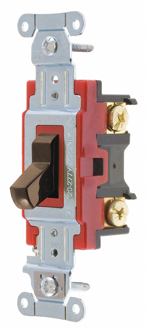 Wall Switch Brown 20A 3-Way Switch