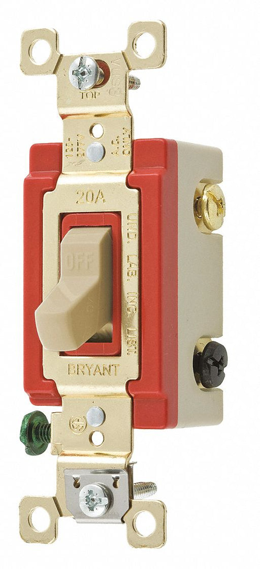 Wall Switch Ivory 3-Way Switch 1 to 2 HP