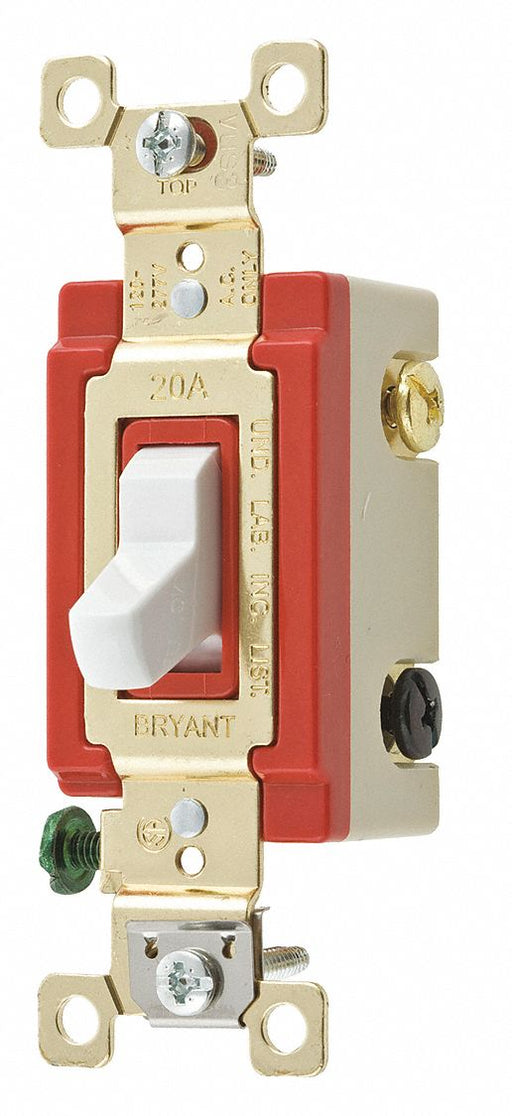 Wall Switch White 4-Way Switch 1 to 2 HP