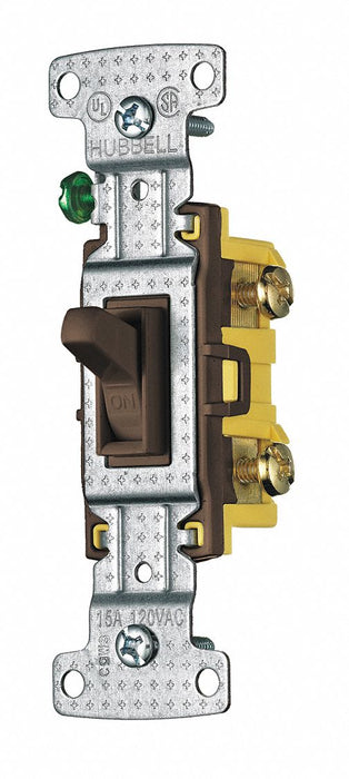 Wall Switch Brown 1-Pole Switch 1/2 HP