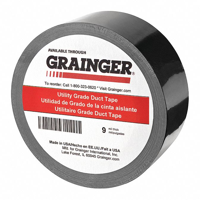 DuctTape Black 33ydL 1-7/8inW PK12