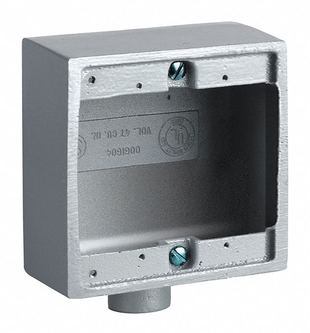 Device Box 3/4 Hub 4.62 W Gray