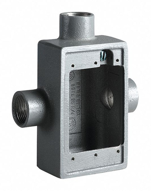 Device Box 3/4 Hub 1 Gang 2.87 W Gray