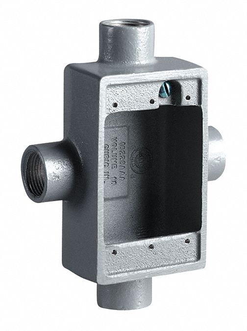 Device Box 3/4 Hub Shallow 4 Inlets