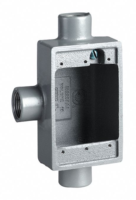 Device Box 3/4 Hub Shallow 3 Inlets