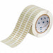 Pre-Cut Label Stock Roll Yellow Matte