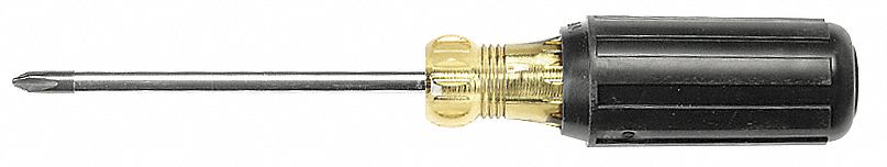 Screwdriver Phillips #1 Black Round