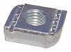 Square Nut Steel Overall W 1 3/8in PK25