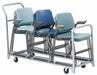 Folding/Stacked Chair Cart 67x22x43-1/4
