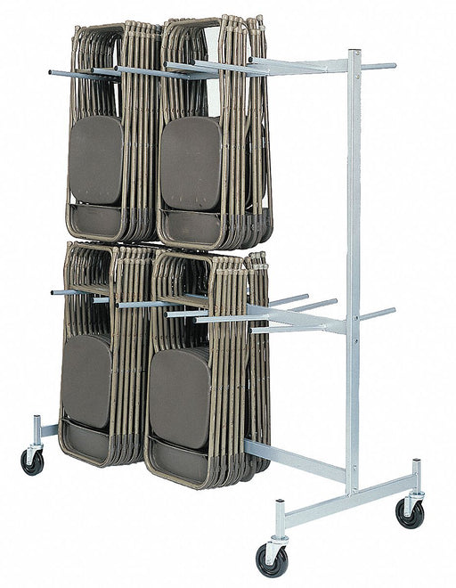 Folding Chr Strg Cart 72 Chairs 800 lb.