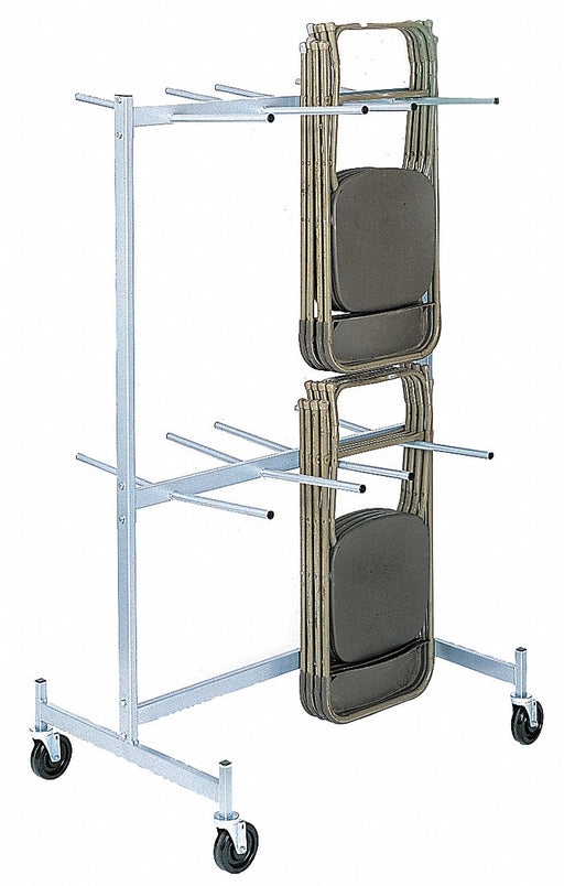 Folding Chr Strg Cart 48 Chairs 500 lb.