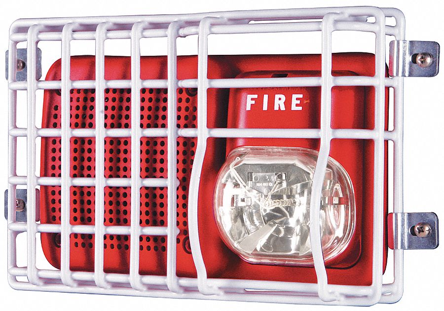 Audible/Strobe Guard Steel Wire Flush