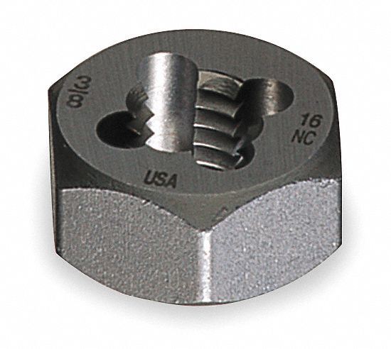 Hex Threading Die 1 1/8 -12 UNF