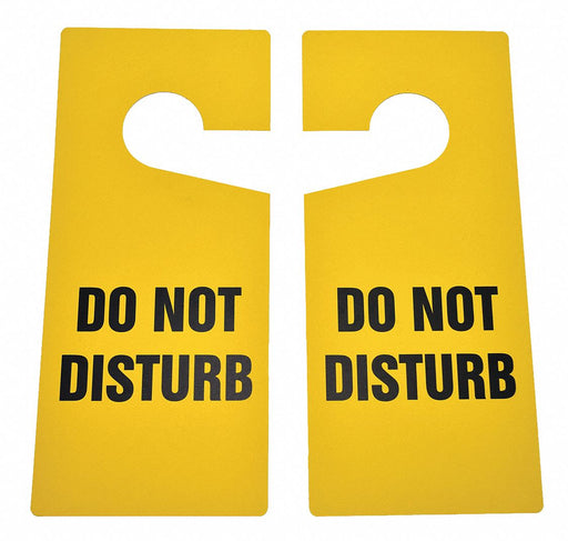 Door Knob Hangr Tag 9in H 4in W PVC PK10