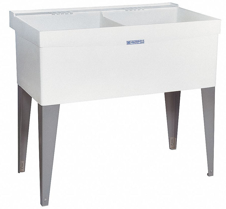 Utility Sink 40 x24 x34 White